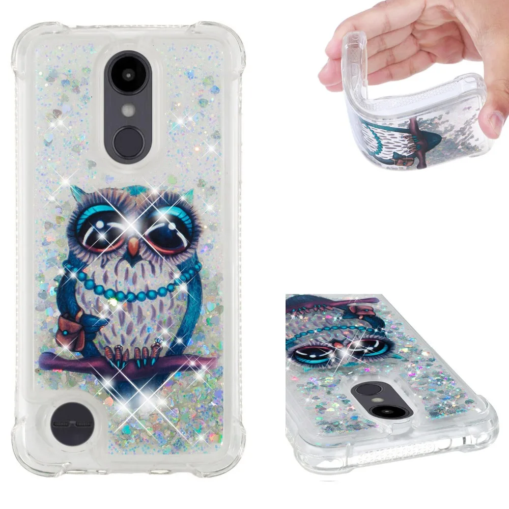 

Quicksand 3D Liquid Case for Coque LG Aristo 2 Plus Etui Telefoon Hoesjes for LG K4 K8 K10 2018 2017 K9 K11 Hoesjes Funda Etui