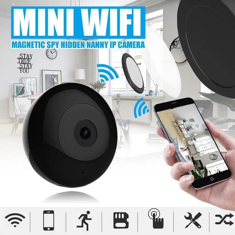 

Volemer Hot C2 Mini Camera HD 720P Wifi Camera AP IP Connnect IR Mini DV Motion Detection Alarm Charging Recording Night Vision