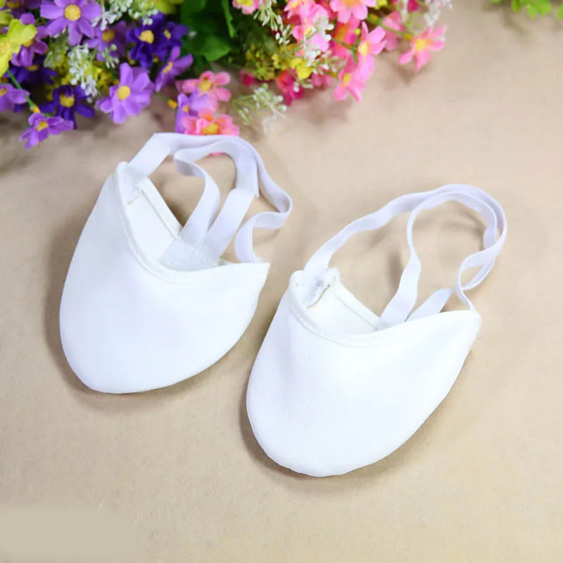 

2019 Stretch Female Ballet Shoes Genuine Leather Jazz Latin Salsa Dance Shoes Women Excercise Shoes Unique half Bellydance shoes
