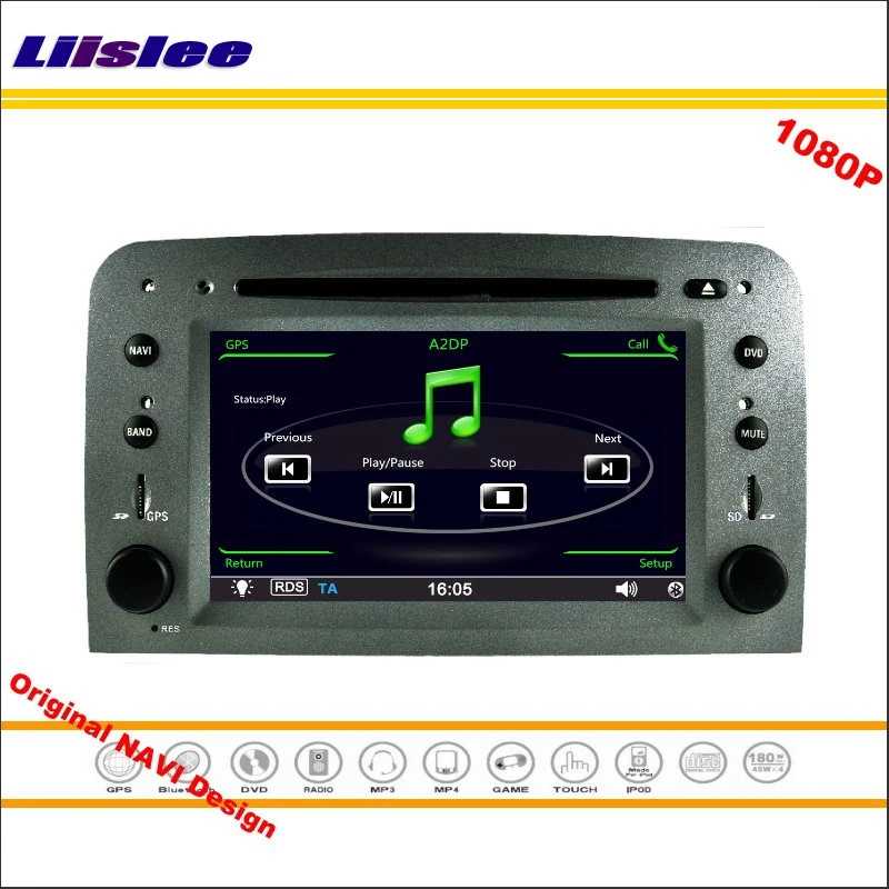 Flash Deal Liislee For Alfa Romeo 147 / GT 2005 Car Stereo Radio CD DVD Player GPS Navigation 1080P HD Screen System Original NAVI Design 2