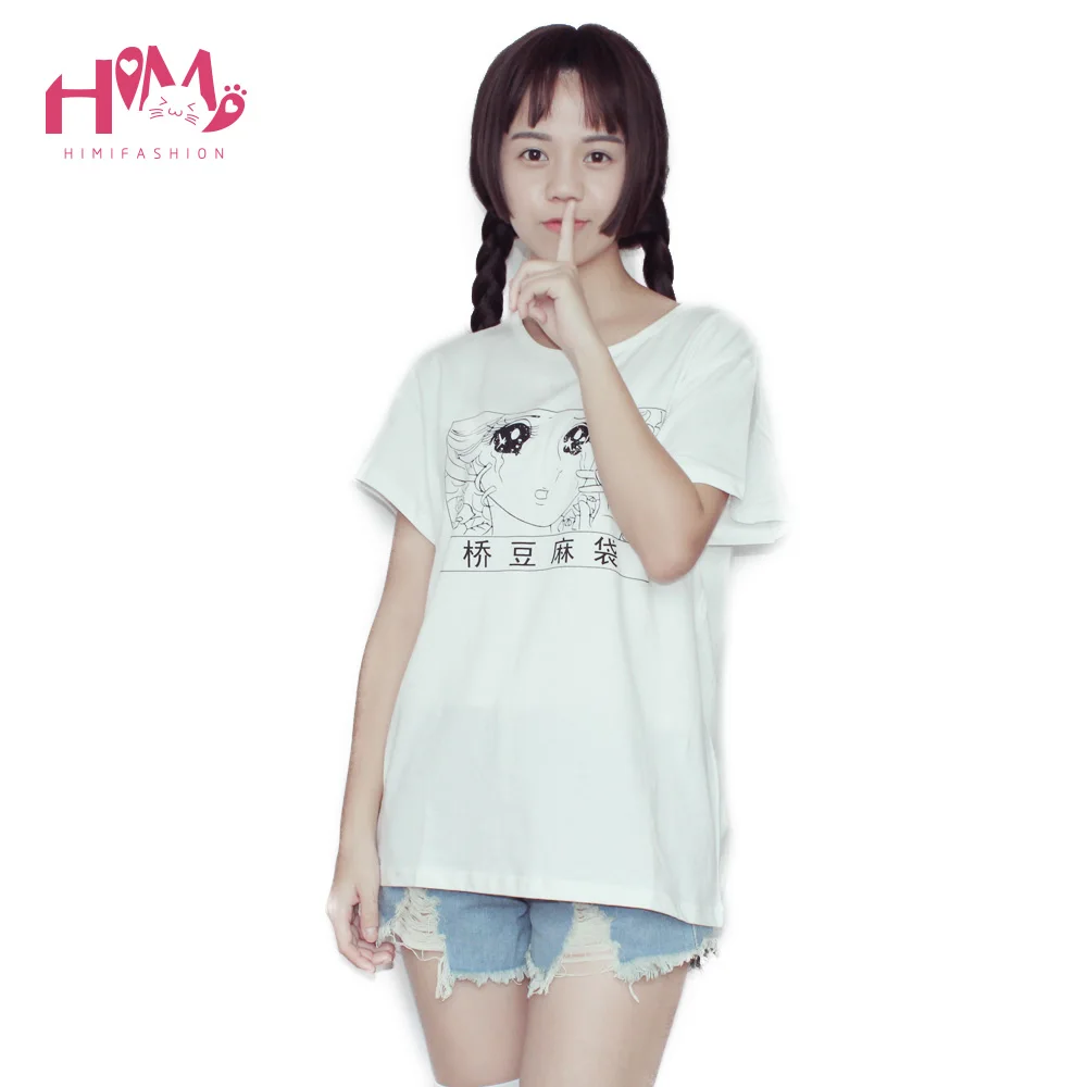 Buy Harajuku Japanese Women Cartoon Tees Tops Unique