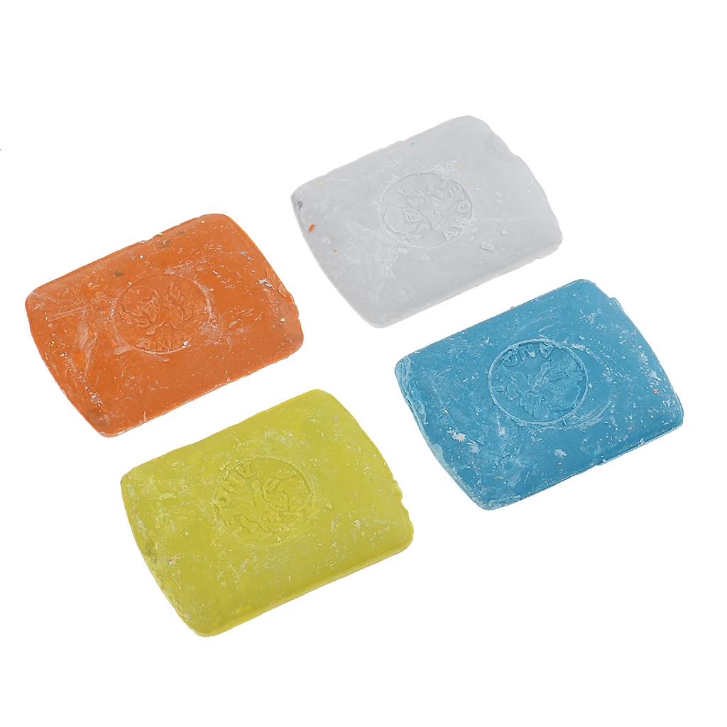 10Pcs Professional Tailor's Chalk Triangle Tailor's Chalk Sewing (4 Color) + 1Pcs Vintage Stainless Steel Sewing Scissor