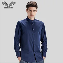VISADA JAUNA новое поступление мужские рубашки с длинными рукавами Модная хлопковая деловая брендовая одежда Camisa Social Masculina 5XL N1321