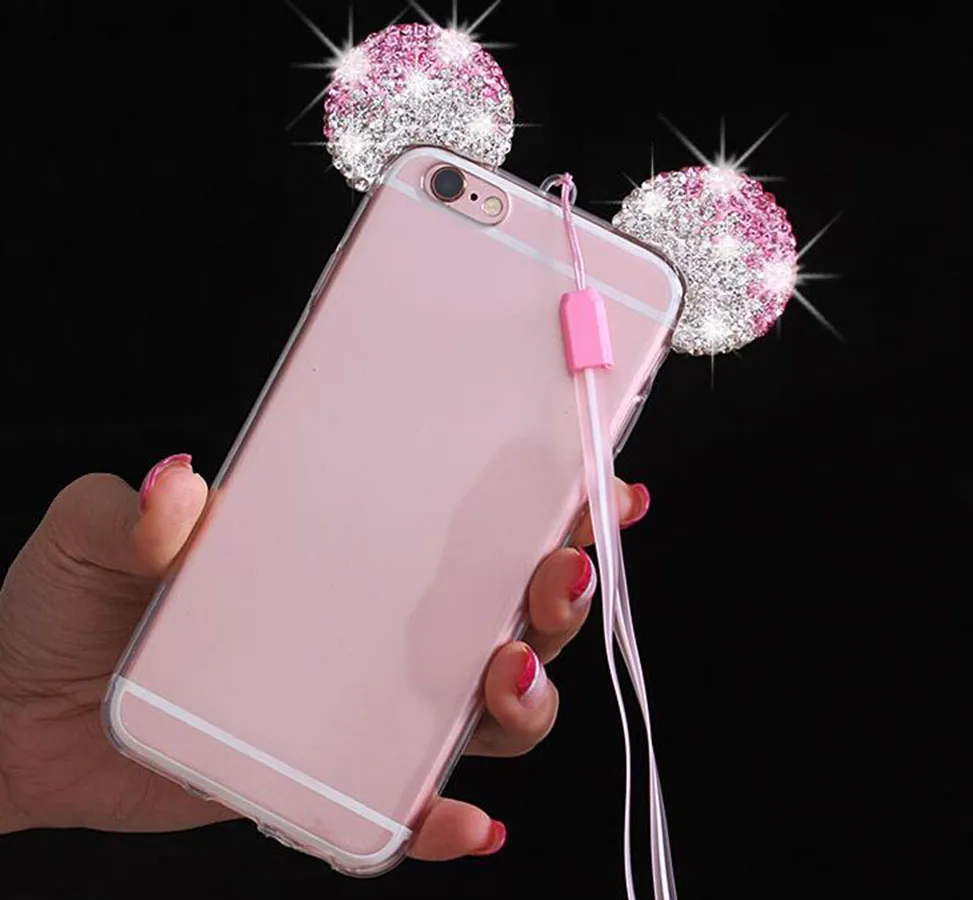 

New Cute Phone Cases For iPhone 7 Plus 6 6s Luxury Cover Soft TPU Silicon Back Fundas For Huawei Ascend P8 Lite Mini P9 Lite