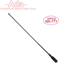 100 шт. НАГОЯ NA-771 SMA-МУЖСКОЙ Dual Band Двухстороннее Радио Антенна для ZT-2R VX-2R TH-UVF9 TH-UV3R