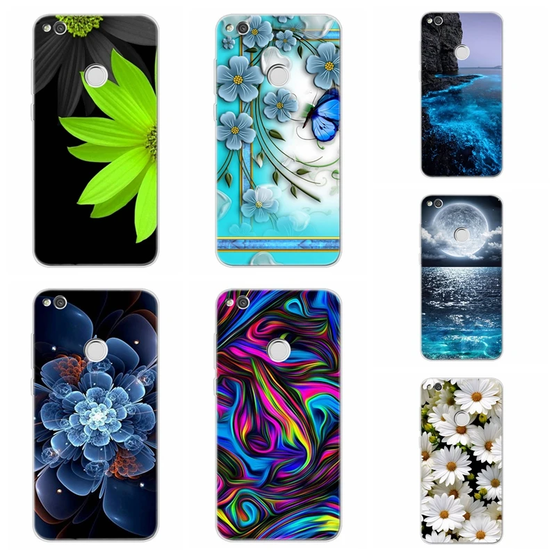 Soft Case For Huawei Nova 3 P9 P10 lite/P8 Lite Y5 II Honor 7A 8A 8X 8C 9 10 Mate 20 Pattern TPU Flower pattern Cover AC009 |