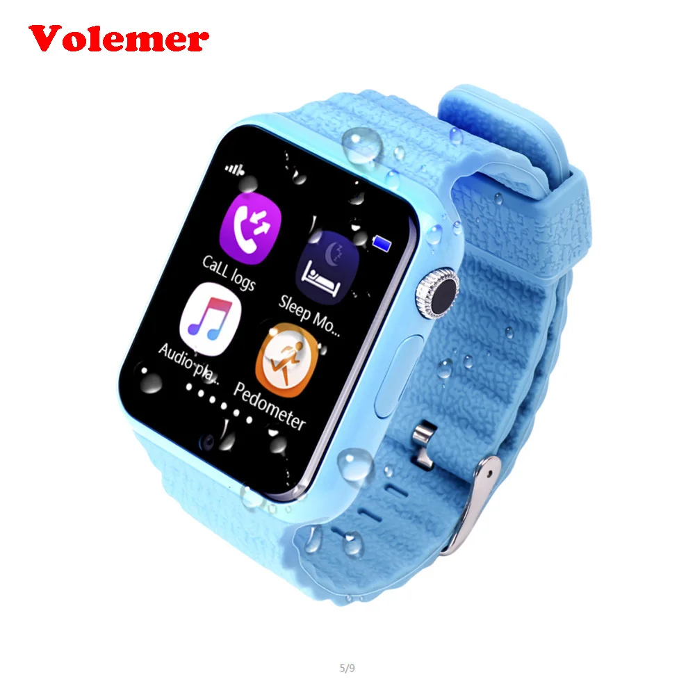 New V7K Kids Children Smart Watch Phone GPS LBS AGPS Voice Call GPS Tracker Life Waterproof Baby Children Safe Smart Wristwatch