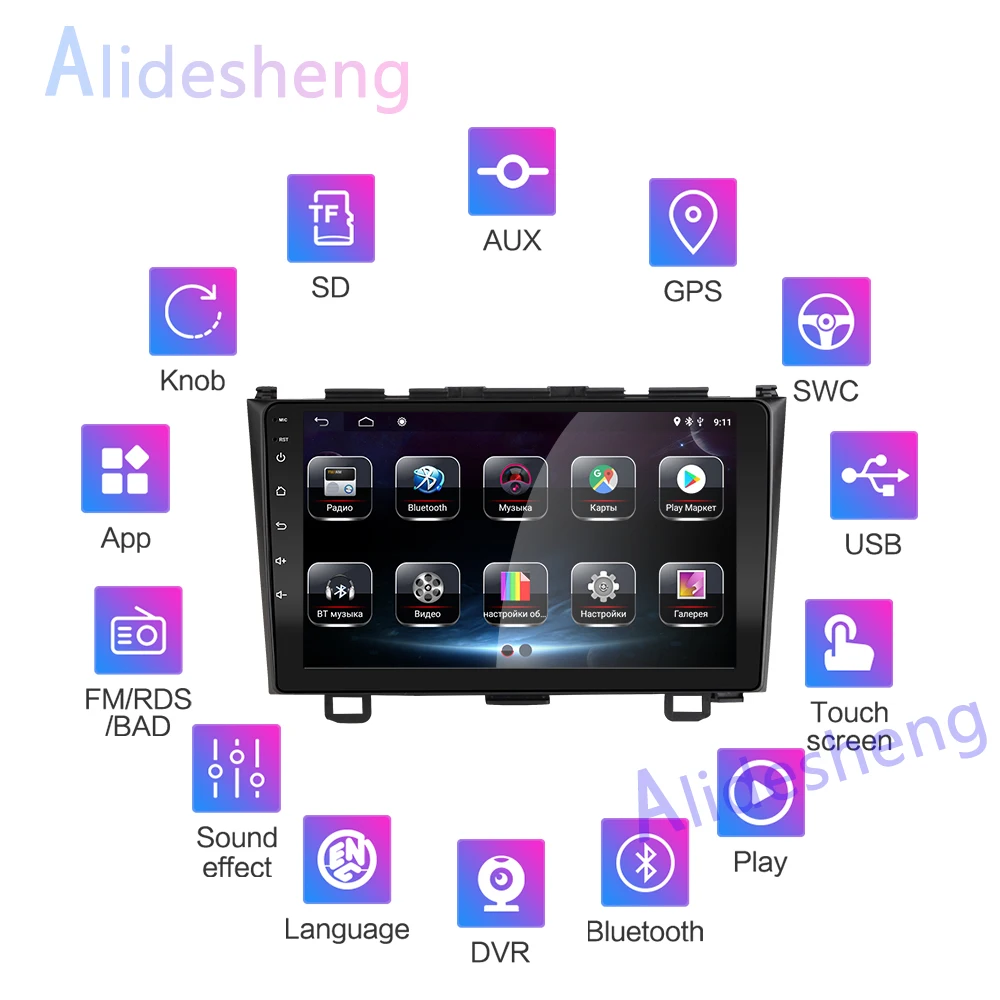 4G Android 8 1 Автомобильный мультимедийный плеер для Honda CR V CRV 2006 2007 2008 2009 2010 2011 стерео