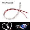 2x Ultrafine DRL 30 45 60cm Daytime Running Light Flexible Soft Tube Guide Car LED Strip White Red Turn signal Yellow Waterproof ► Photo 1/6