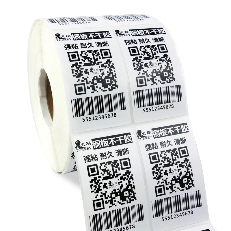 

adhesive label roll 40*70 mm(2000 stickers) for barcode printer