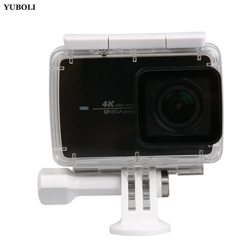 YI 4K Водонепроницаемый чехол+ палка для селфи и Bluetooth пульт дистанционного управления+ сумка для камеры для xiaomi yi xiaoyi 2 4k аксессуары для камеры