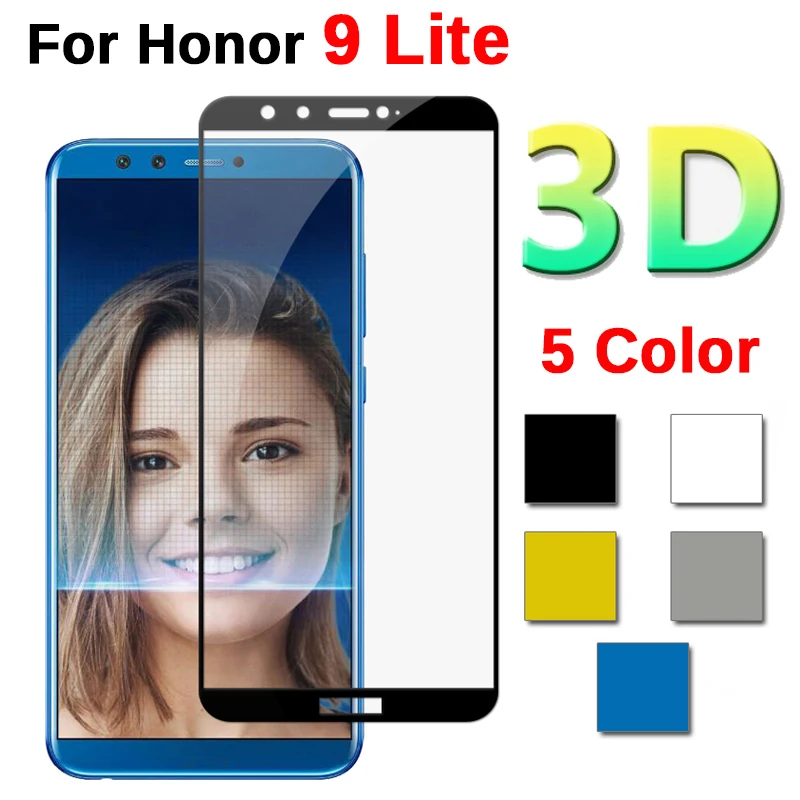 Защитное 3d стекло для Huawei Honor 9 Lite экрана Light lite с полным покрытием|Защитные стёкла