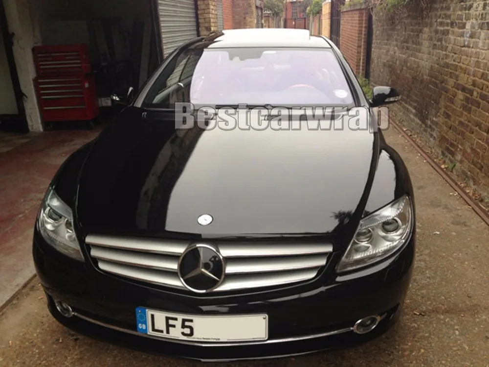  3layers piano black gloss mercedes-cl-600amg-gloss-black-wrap -  (2)