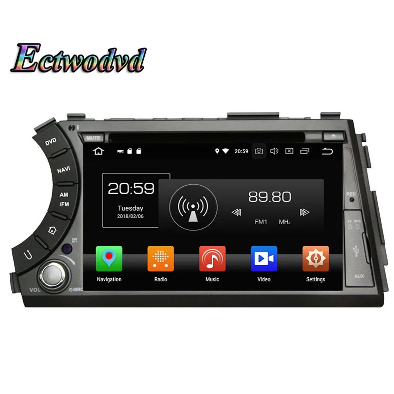 

Ectwodvd Octa Core 4G Android 8.0/Quad Core Android 8.1 Car Multimedia DVD Player For SsangYong Actyon sports 2005 2006-2013