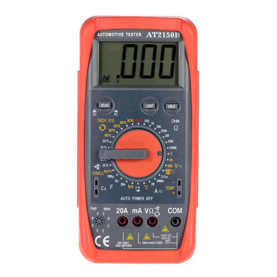 

AT2150B Handheld Automotive Tachometer Meter/ LCD Display Digital Multimeter Tool