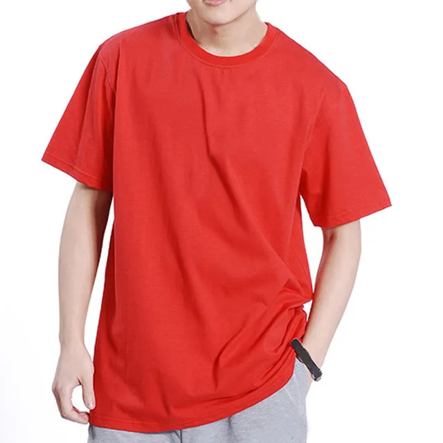 FAISIENS хип-хоп Мужская футболка с коротким рукавом летние футболки Плюс большой размер большой 5XL футболка уличные танцы хлопок 8XL 9XL 10XL футболки - Цвет: Красный