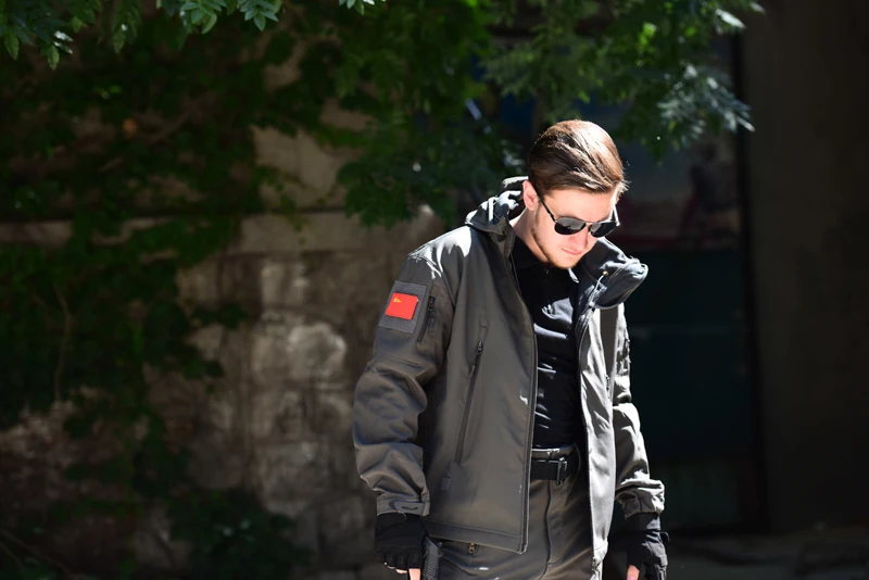Уличная Водонепроницаемая флисовая куртка мужская Военная Тактическая флисовая зимняя куртка повседневная куртка с капюшоном теплая армейская одежда