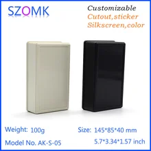 1 шт., 145*85*40 мм Лидер продаж szomk высококачественный корпус из пластика abs проекта пластиковый корпус винт крышки распределительная коробка