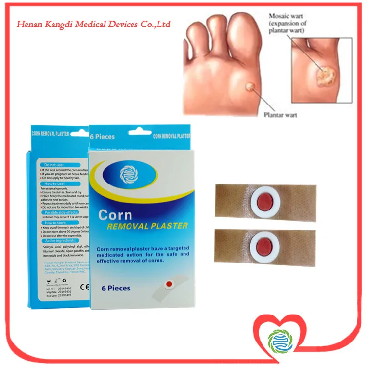 120Pcs/lot With Gifts Feet Care Corns Removal Products 2x6CM Foot