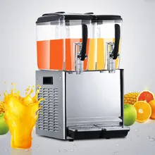 Jamielin Commercial 12L * 2 réservoir congelé chaud boisson froide boisson lait jus Machine fruits froid presse-agrumes froid jus distributeur Machine