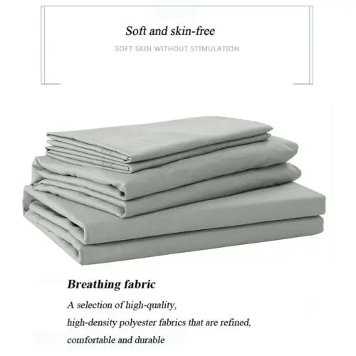 Luxury 4 PCs Sheet Set 100% Egyptian 1800 Thread Count Luxury 4 PCs Sheet Set 100% Egyptian 1800 Thread Count 2