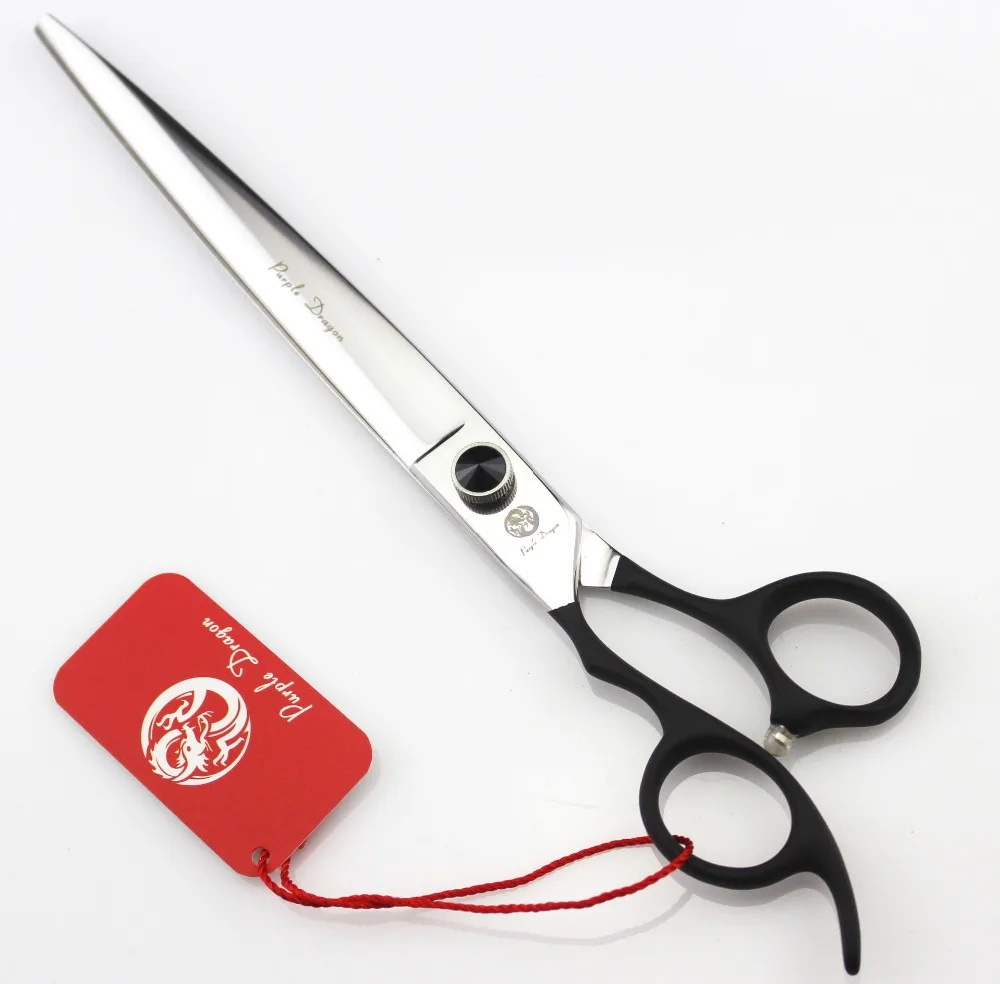 

631# 8.5'' Left Hand Brand Purple Dragon High-Class Hairdressing Scissors JP 440C Dogs Cats Pets Cutting Shears Hair Scissors