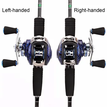 

14+1BB 6.3:1 Speed Radio Baitcast Reel Water Drop Fishing Wheel Left/Right Hand Wheel Moulinet Peche Fishing Reel Tackle Pesca