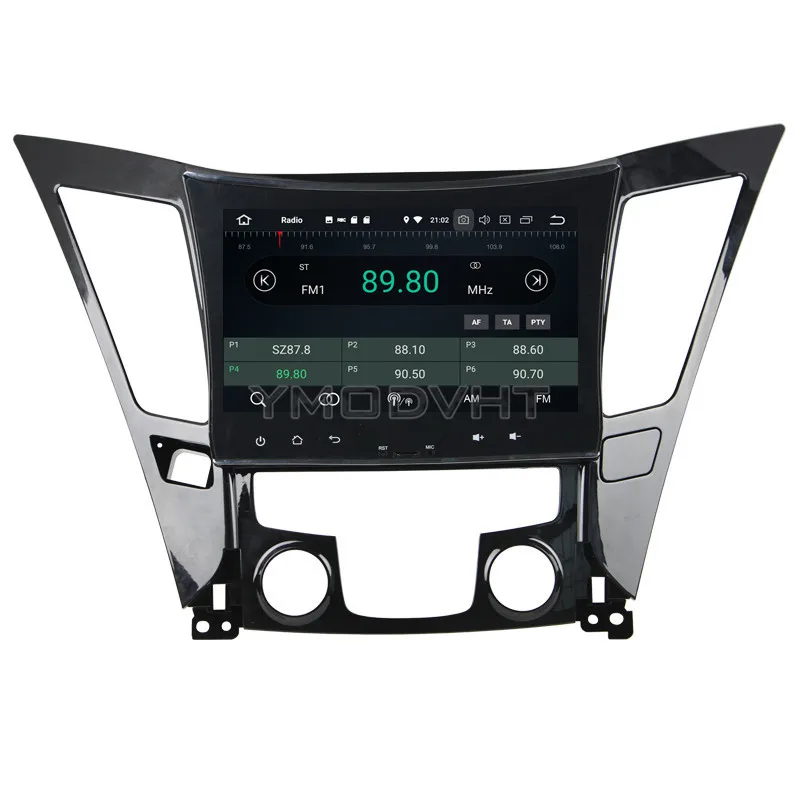 Top YMODVHT 9inch Android 8.0 Octa Core PX5 4GB RAM 32GB ROM Car DVD Player Radio Stereo GPS for Hyundai Sonata 2011 2012 2013 5