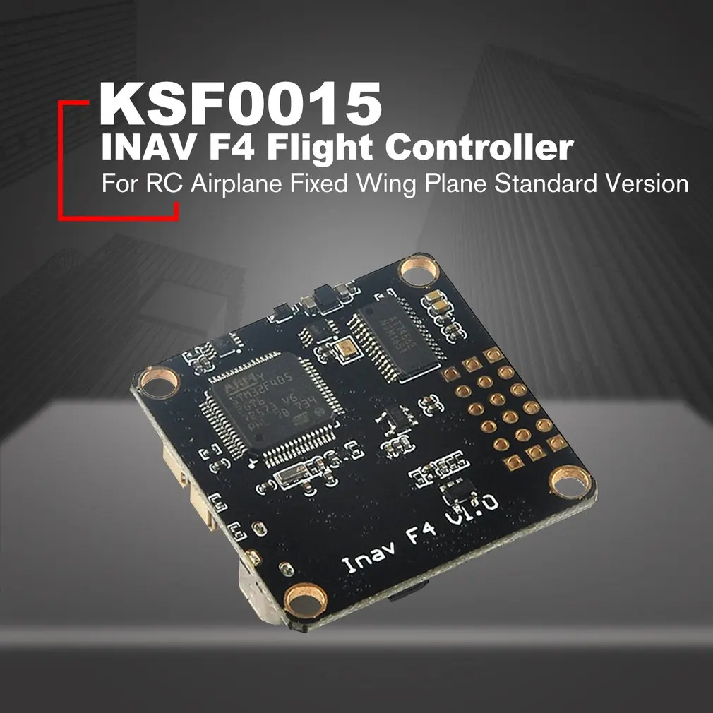 

INAV F4 Flight Controller FC with OSD Buzzer 5V/3A BEC SBUS/PORT M8N GPS for RC Airplane Fixed Wing Plane Standard Version