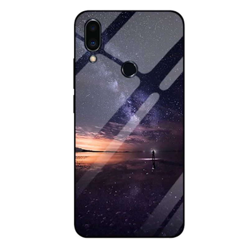 Для Mei zu Note 9 чехол Note9 из закаленного стекла силикона ТПУ Рамка стекло Жесткий чехол для Meizu Note9 M923Q оболочка Note 9 чехол для телефона s