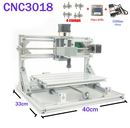 CNC 3018 ER11 GRBL управление Diy машина 3 оси pcb фрезерный станок древесины маршрутизатор