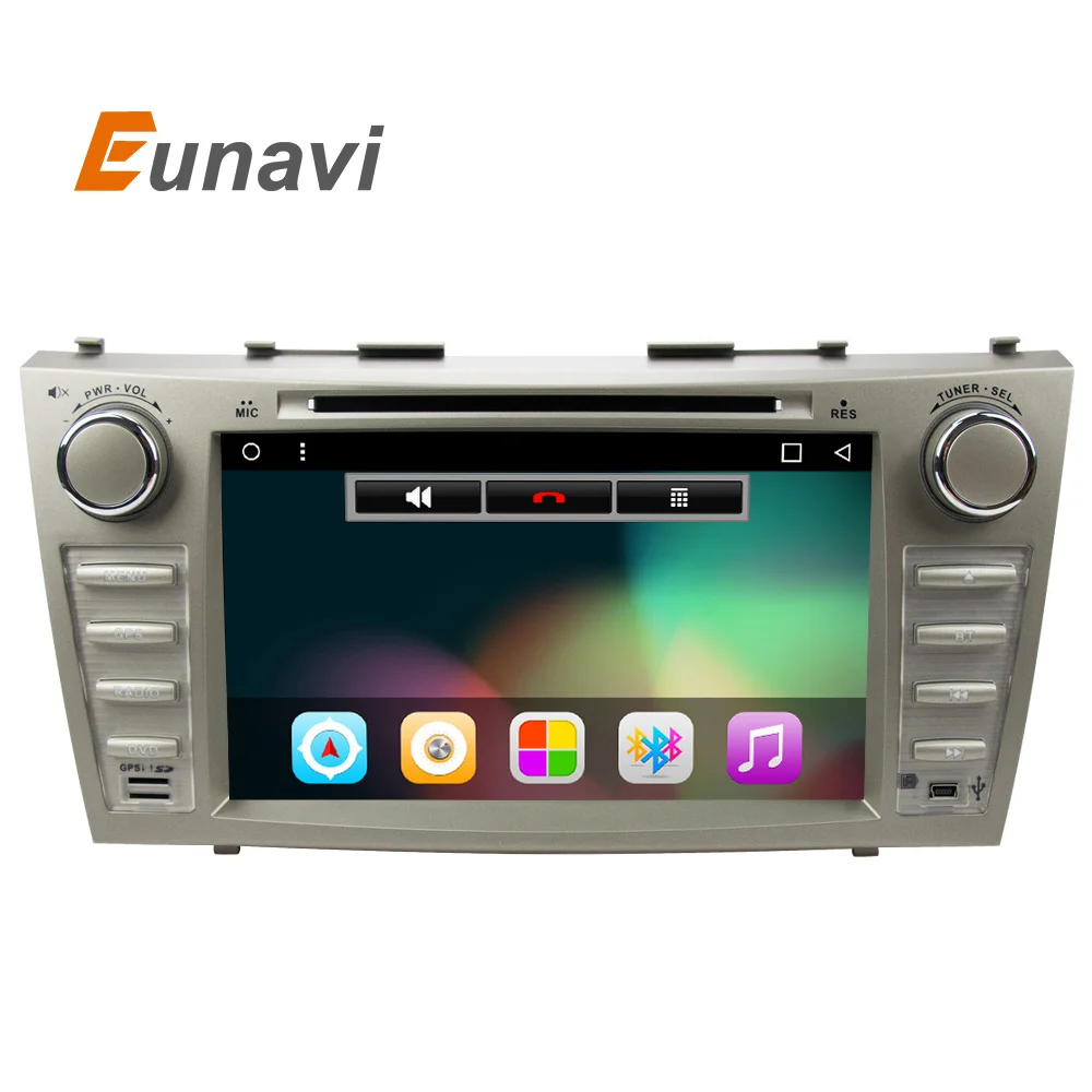 Eunavi 8 inch quad core 2 din Android 6 0 car DVD player car gps stereo