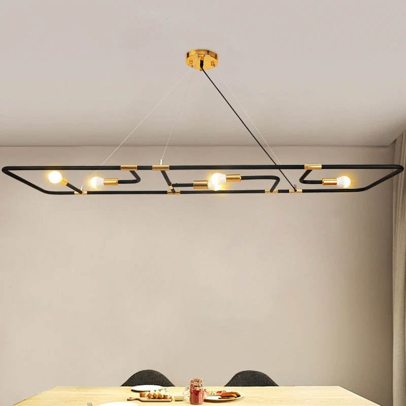 post modern simple chandelier kitchen lamparas de techo home lighting for dining room 220v suspension luminaire lights