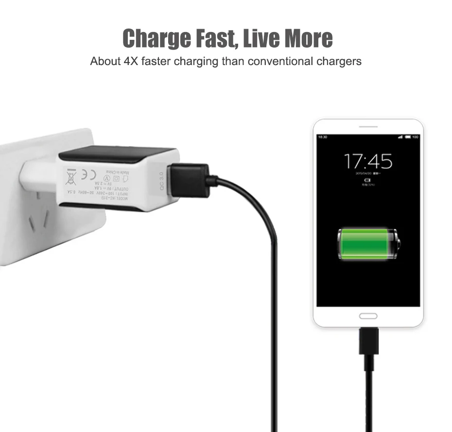 Mobile Phone Charger,Fast Charger,Quick Charger 4