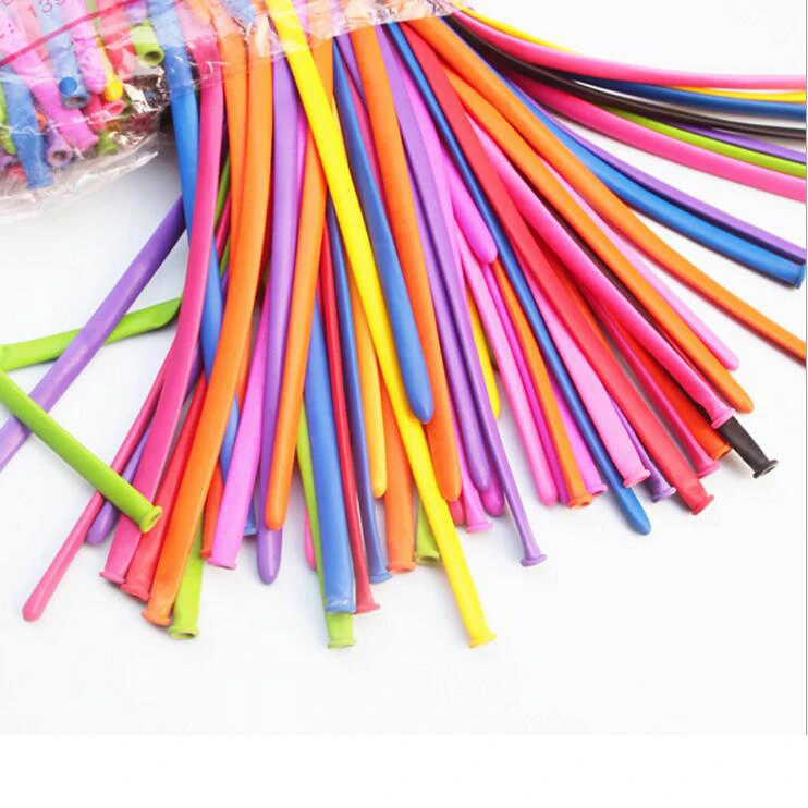 

50 pcs Mix color 16/26cm balloon Wedding Birthday Party Decoration Magic Ballon Kids Assorted Latex Long Air Globos toys WYQ