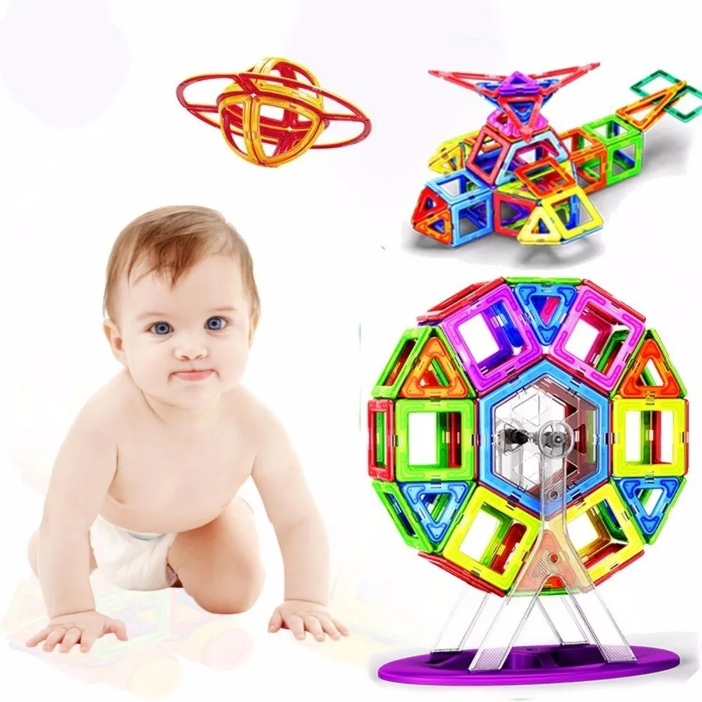 Mini/Big Size 175pcs Magnetic Designer Building Blocks Model &amp Toys Brick Enlighten Bricks for Children | Игрушки и хобби