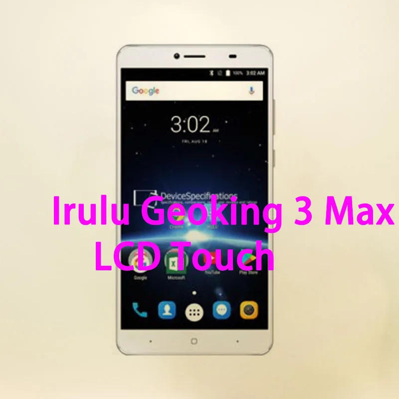 

BINYEAE For iruLu Geoking 3 Max G3 Max G36 Max LCD Display With Touch Screen Digitizer Assembly Replacement With Tools