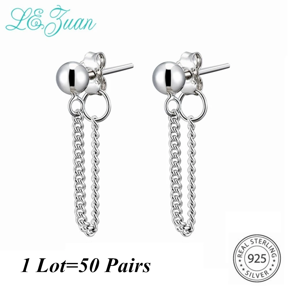 pack of silver stud earrings