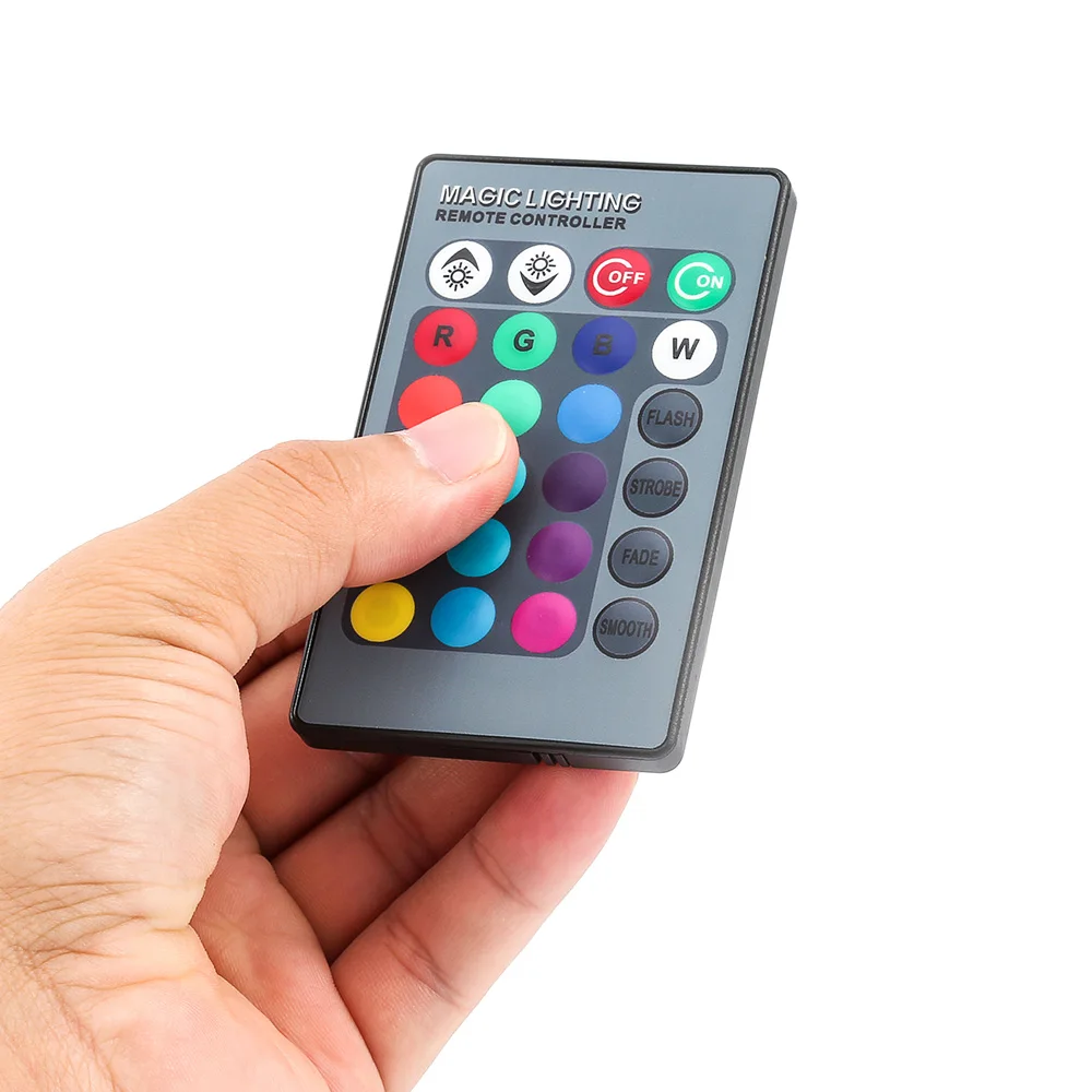 Автомобильные светодиодные огни RGB противотуманные фары для авто 27SMD красочные