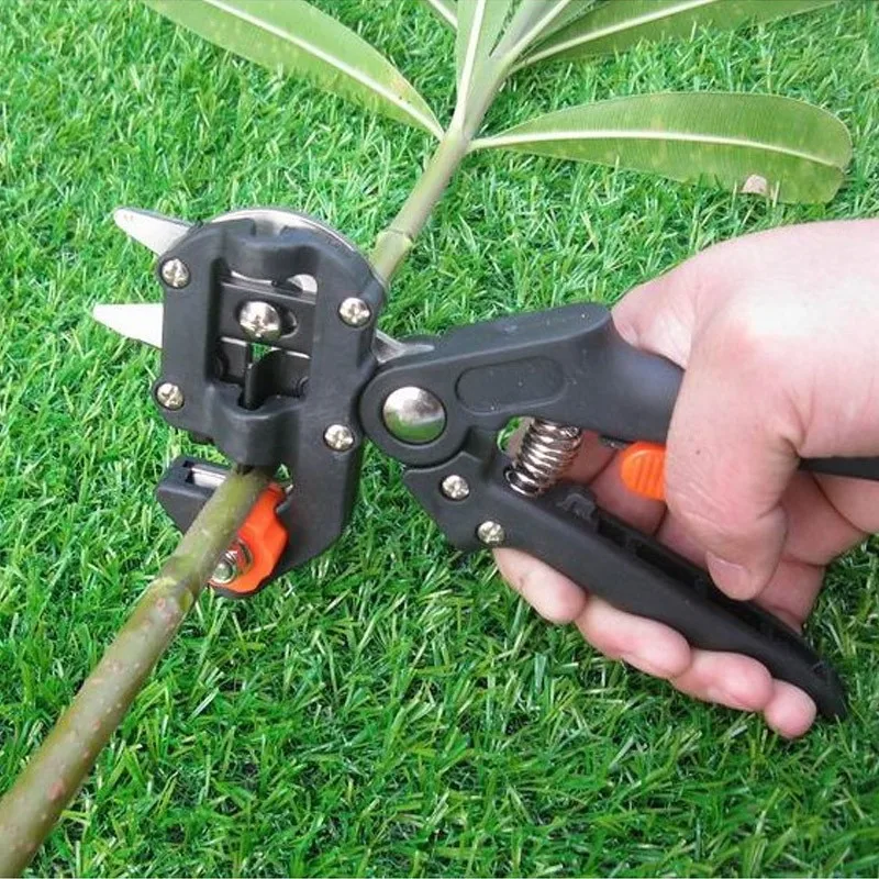 Garden Nursery Fruit Tree Pro Pruning Shears Scissor Grafting Cutting Tools Kits 
