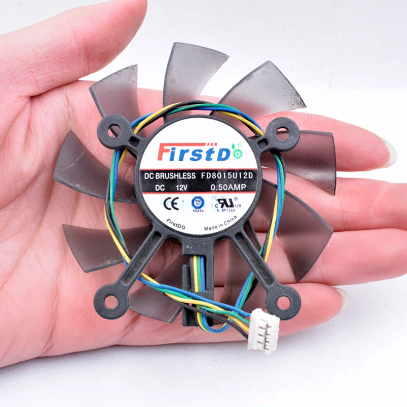 

Original Fristd FD8015U12D 12V 0.50A ASUS HD6770 graphics card cooling fan