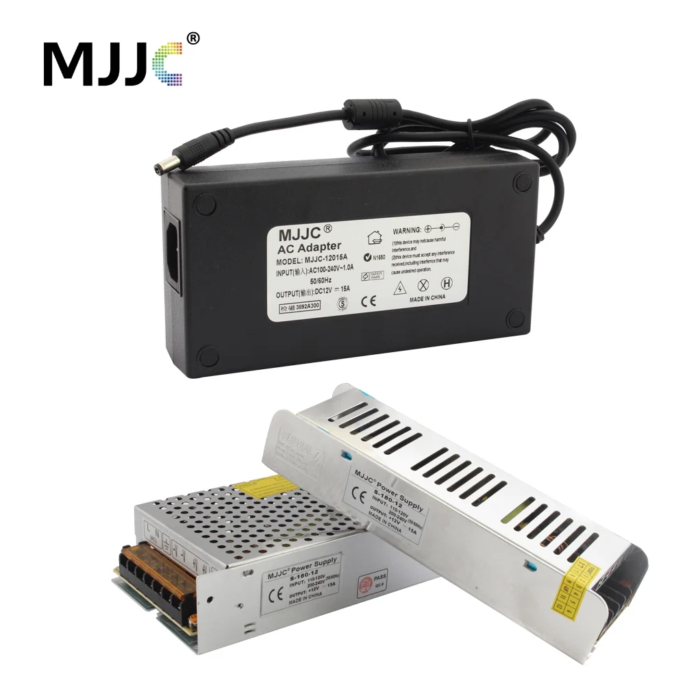 12 Volt Power Supply Unit 12V 15A Power Adapter 110V 220V to DC 12V LED  Transformer 180W 12V LED Driver for LED Strip Light