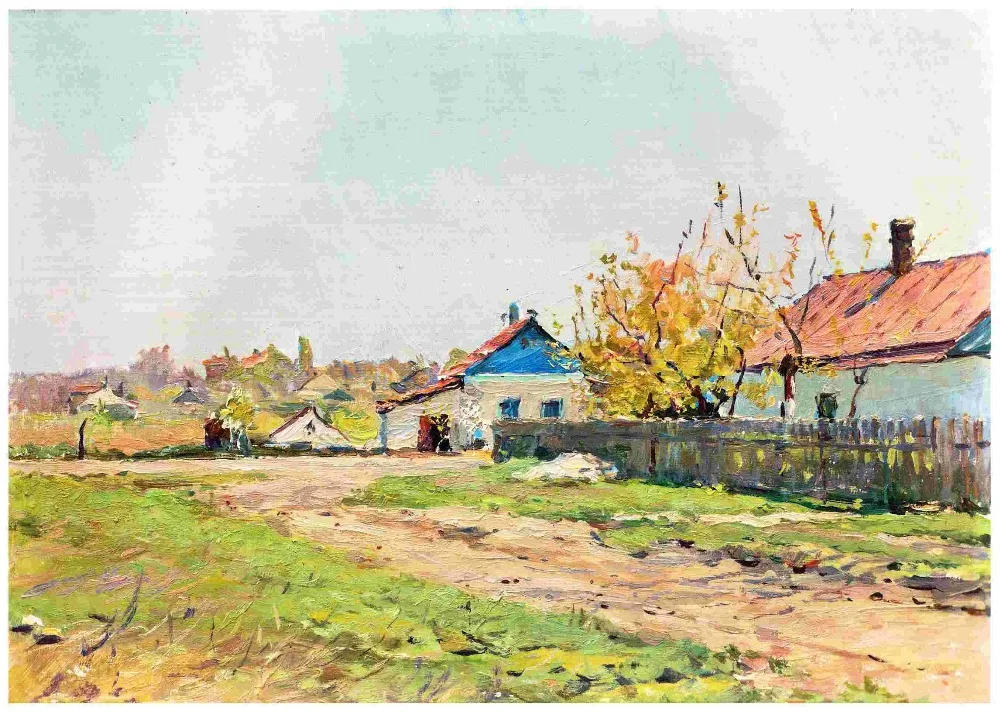 Oil painting idyllic scenery Hot sell hallway mural natural Art Picture Paint on Canvas Prints | Дом и сад
