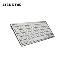 Zienstar AZERTY, тонкая беспроводная Bluetooth клавиатура на французском языке для ipad/Iphone/Macbook/ПК, компьютера/планшета на базе Android