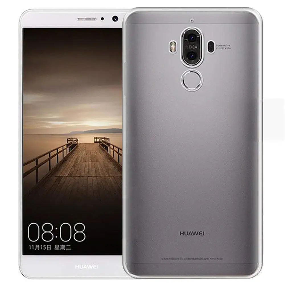 Чехол для huawei mate 9 TPU Силиконовый прочный прозрачный мягкий чехол Pro защитный на