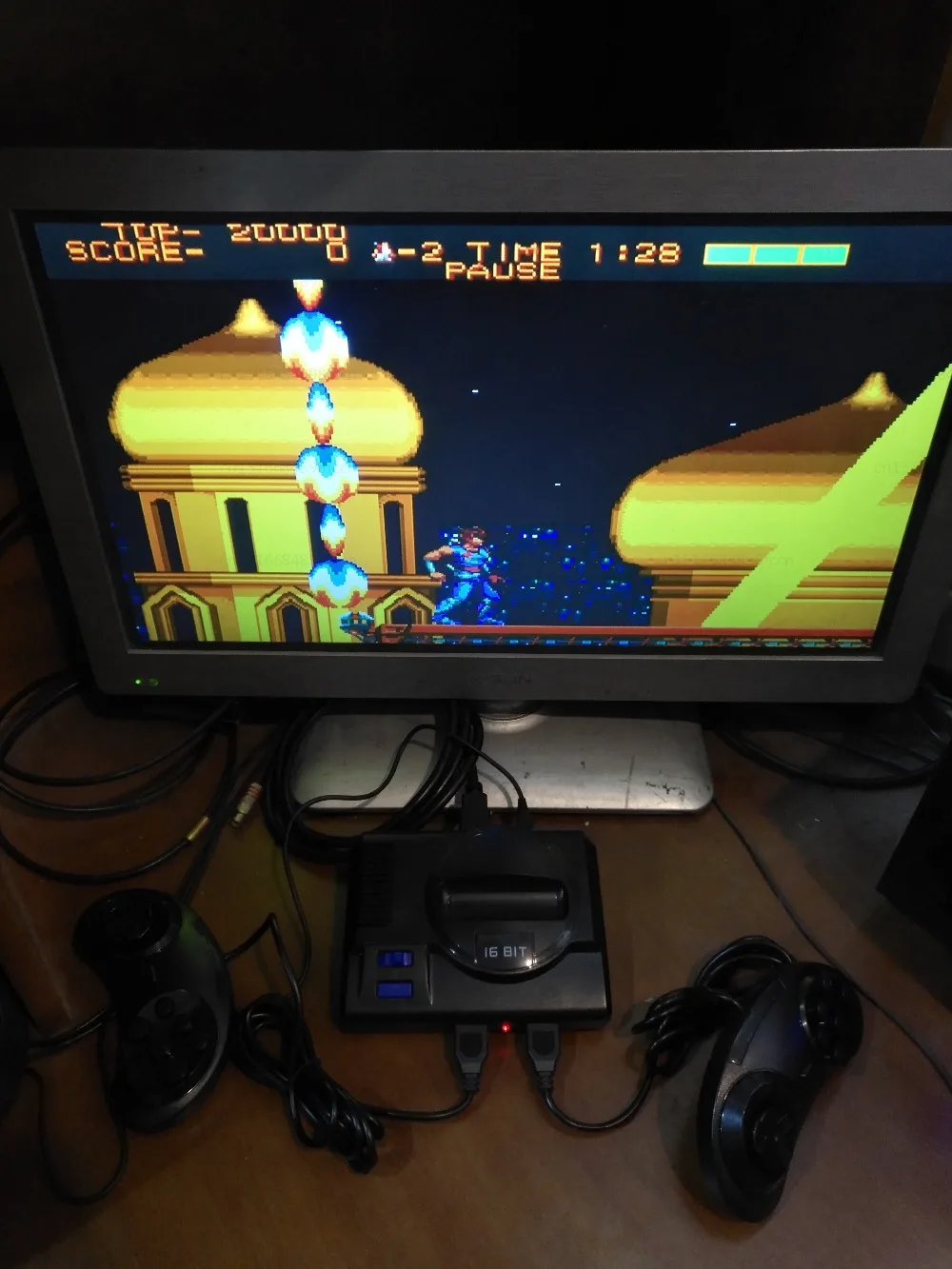 Новинка HDMI Ретро Мини ТВ Видео игровая консоль для 16 битных игр Sega MegaDrive с 168 различными встроенными играми два геймпада