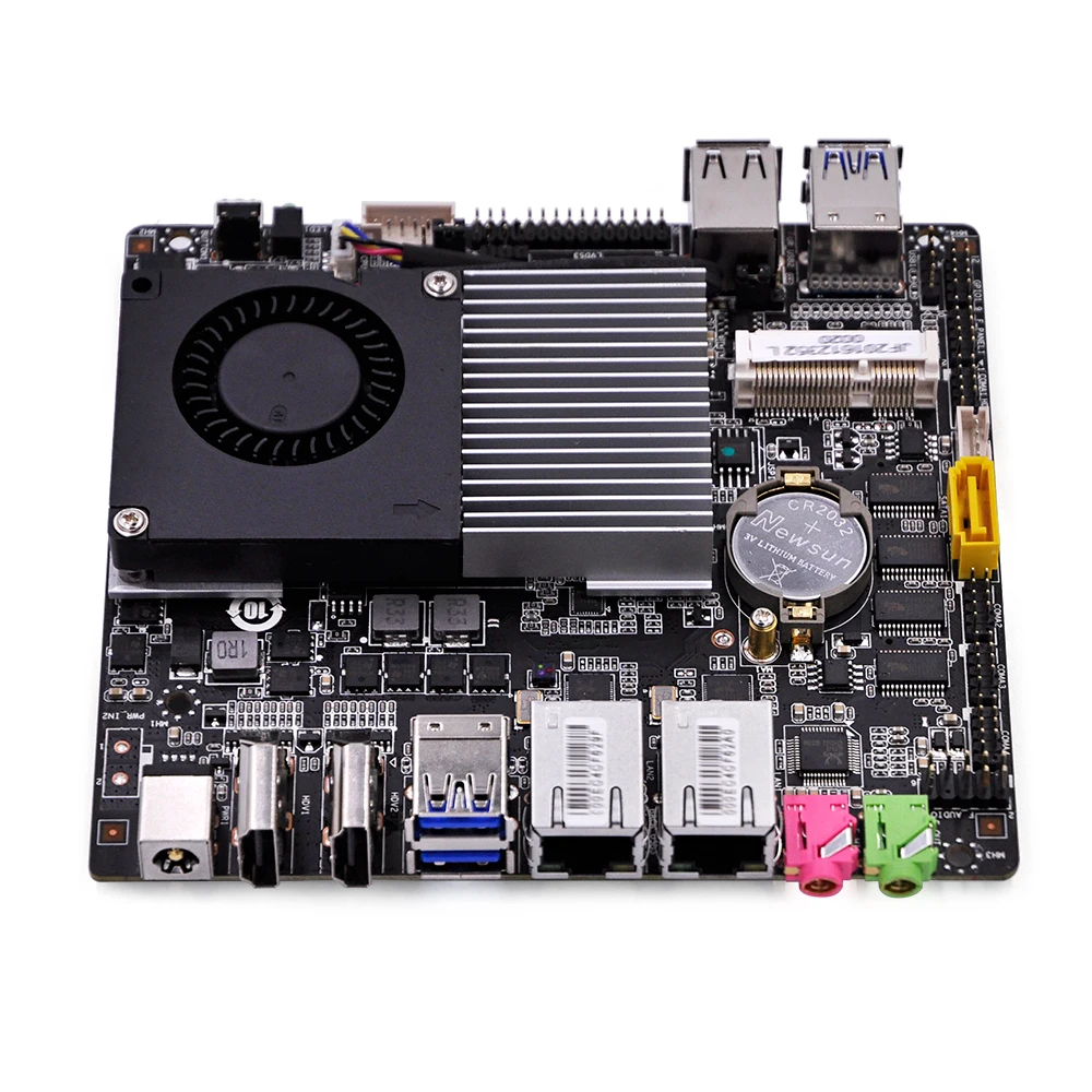 Qotom dual lan Mini PC Nano Itx Core i5 4200U Barebone промышленные безвентиляторный ПК Ubuntu Linux