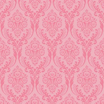 

Pink Damask Paper Wall Photo Background Backdrop Quality Vinyl
