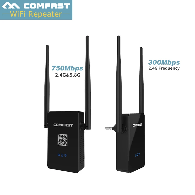 Беспроводной WI FI маршрутизатор AP Repeater 300 Мбит/с 750 Мбит Dual Band 2.4 ГГц 5 сеть Wi Fi