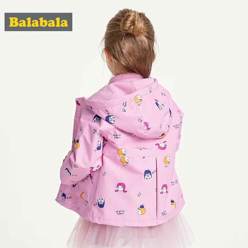 discount  Balabala Children clothing girls coat baby autumn 2019 new Korean version fashion children's cotton